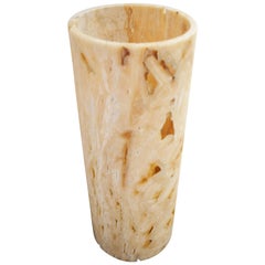 One-off Solid Honey Onyx Lamp by Element&Co