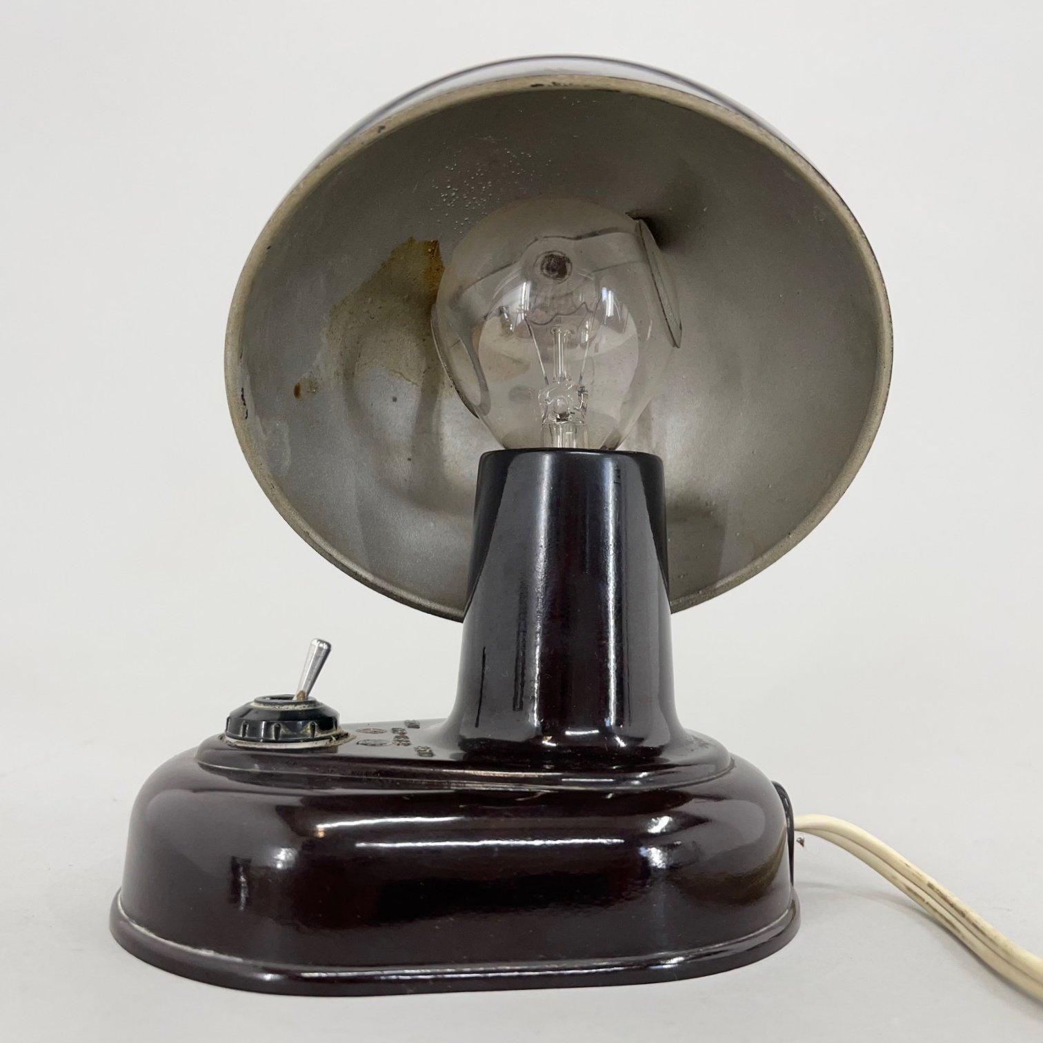 Table or Wall Bakelite Mushroom Lamp, 1960's 4