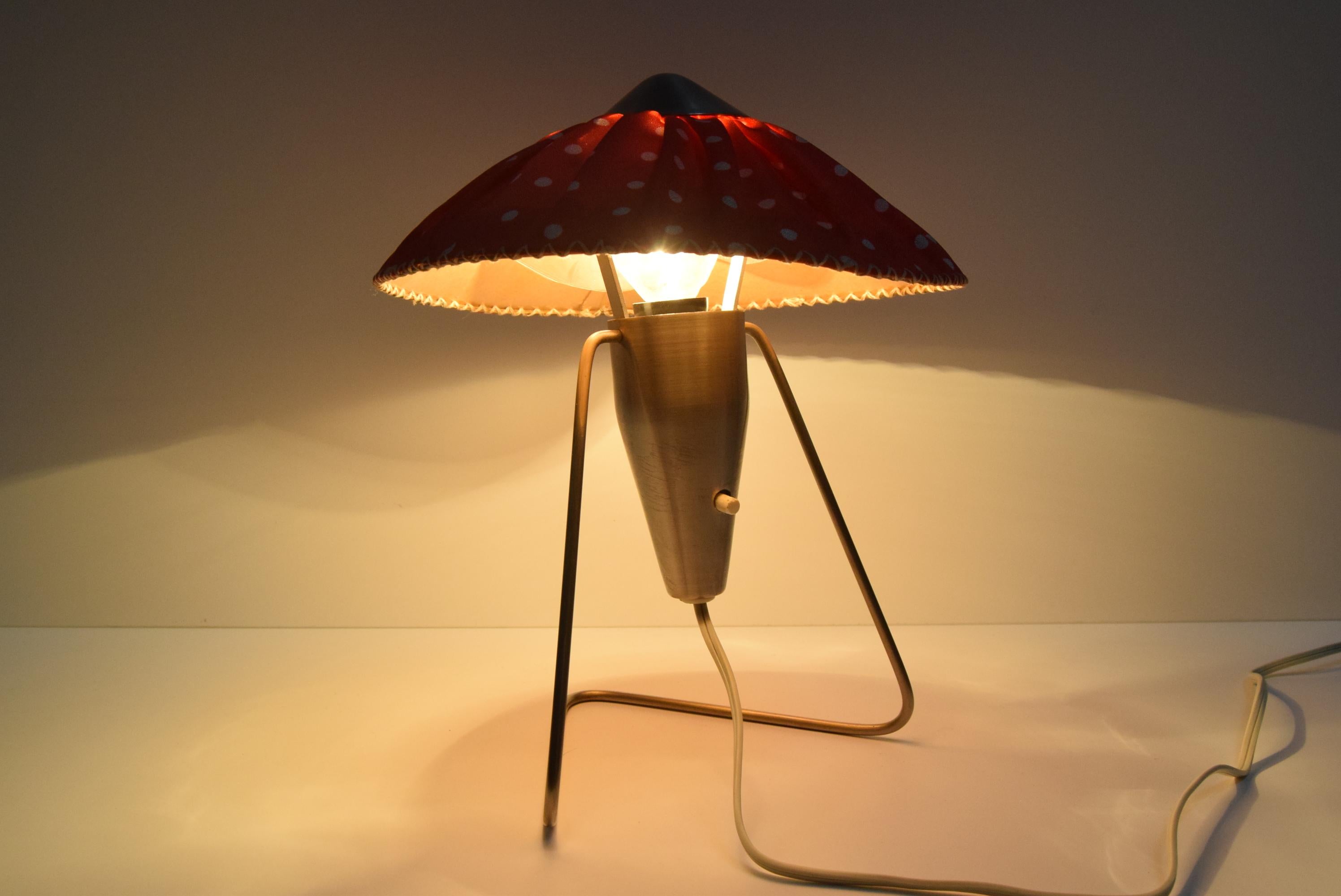Table or Wall Lamp by Helena Frantova for OKOLO, Czechoslovakia, 1950's. For Sale 7