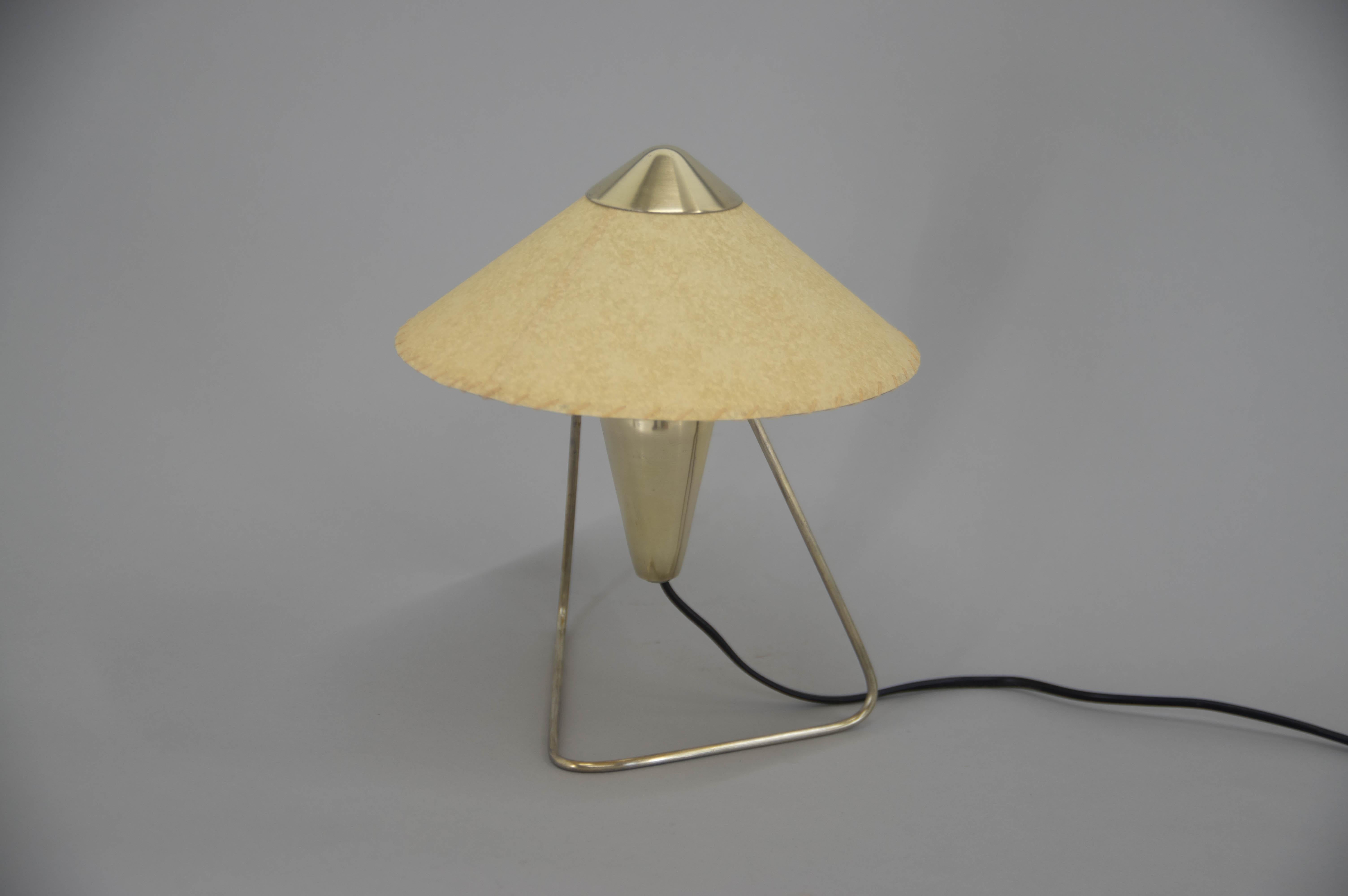 Table or Wall Lamp by Helena Frantova for OKOLO, Czechoslovakia, 1950s 3
