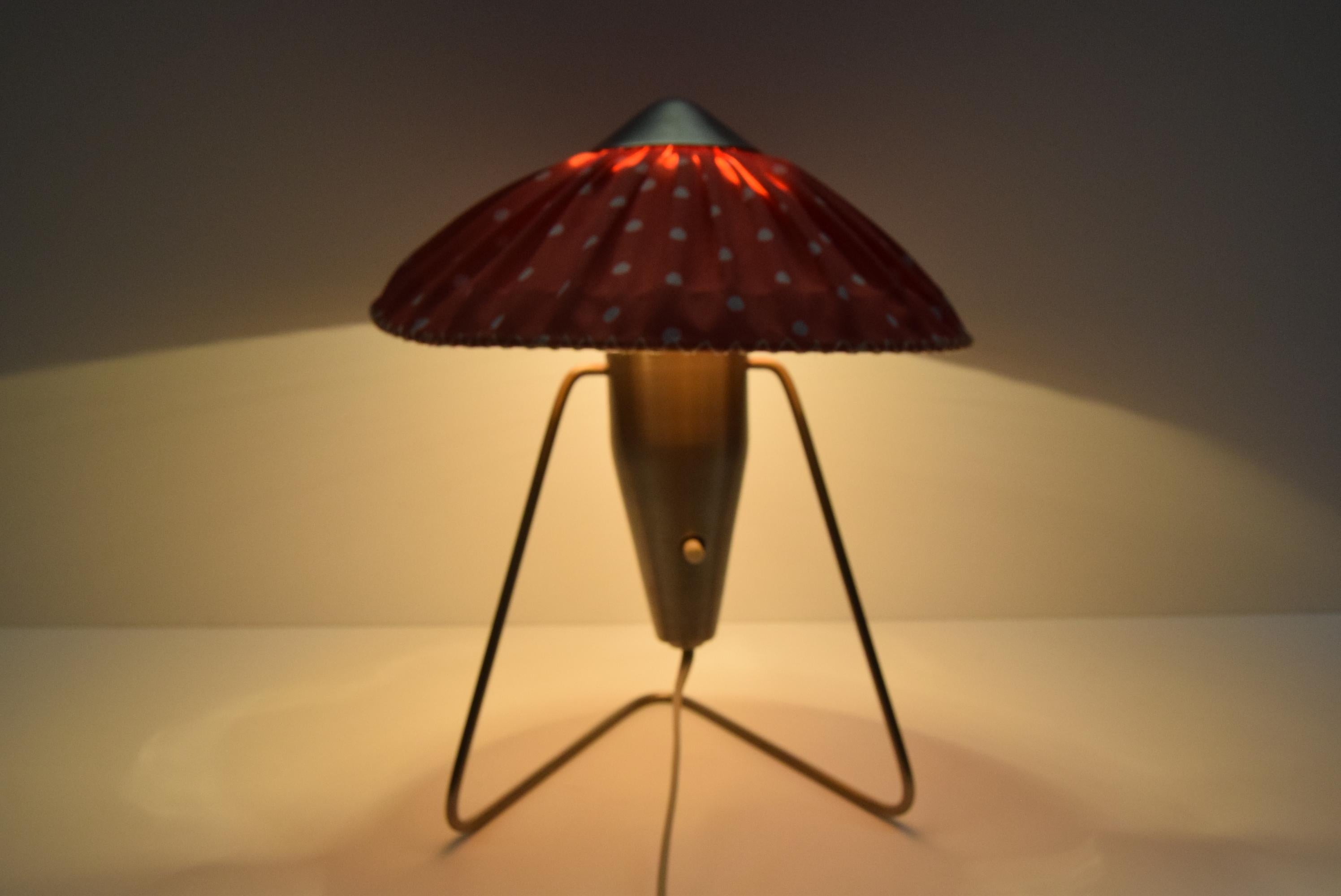 Lampe de table ou applique Helena Frantova pour OKOLO, Tchécoslovaquie, années 1950. en vente 2