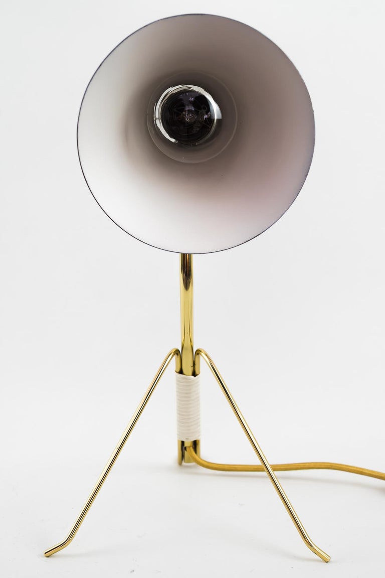 Aluminum Table or Wall Lamp Vienna, 1950s For Sale
