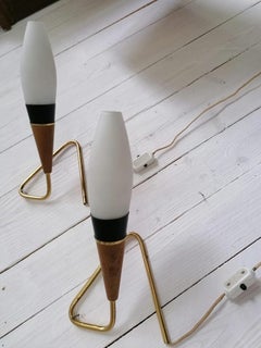 Table or Wall Opaline Lamps