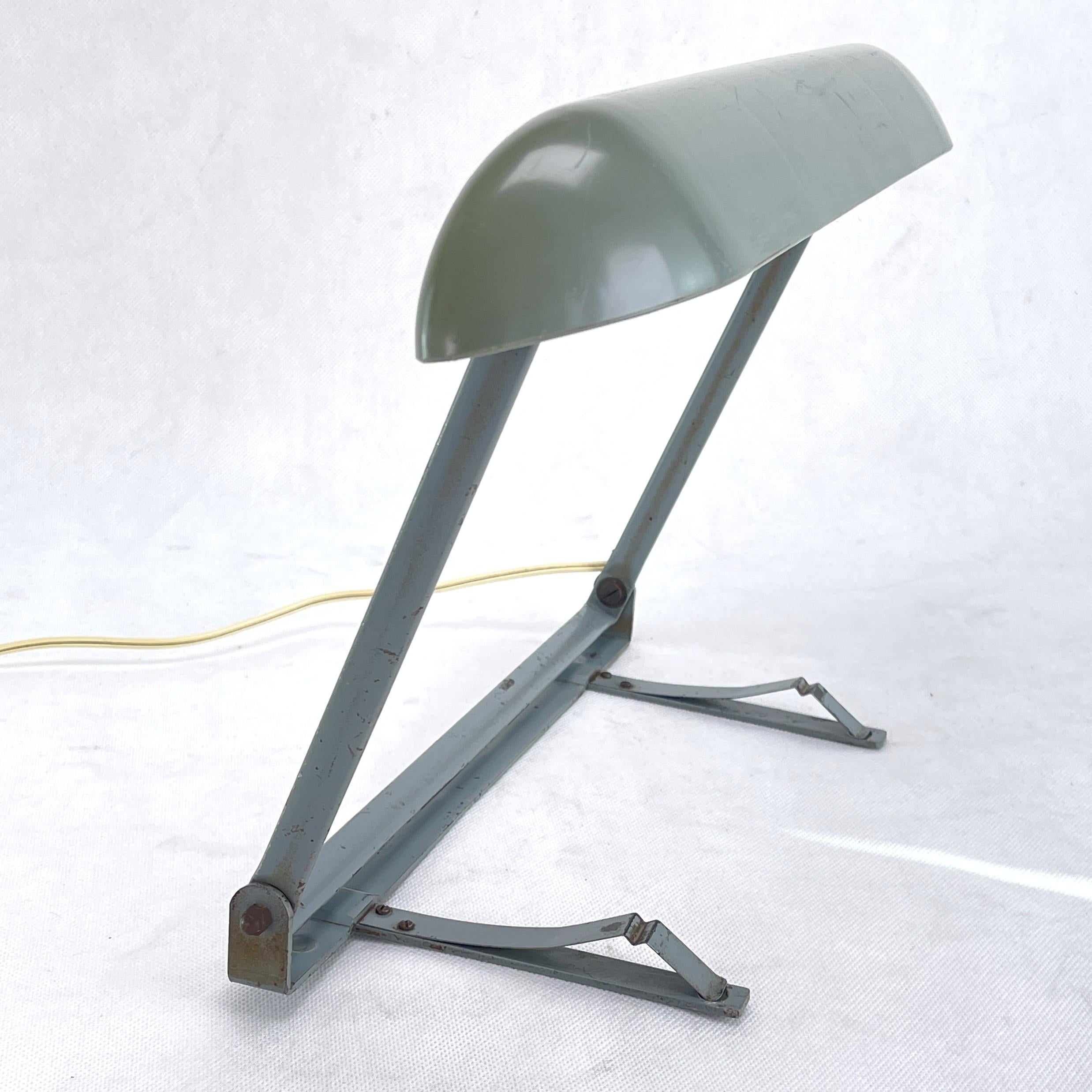 Art Deco Table or work lamp, attributed to Charlotte Perriand, Philips, 1950s For Sale