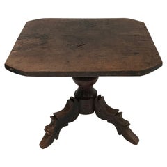 Piédestal de table en bois de teck