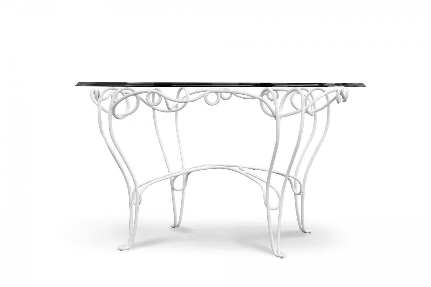Moderne Table Philo, pour l'extérieur, fabriquée en Italie en vente