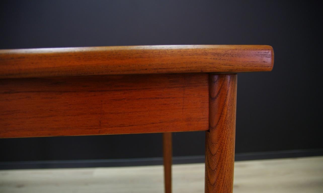 Table Retro Teak Danish Design Vintage Classic Bronze, 1960s For Sale 3
