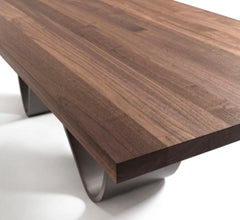 Table Riva 1920 Bree and Onda design Passon & Savorgnani - W 240 cm 94.5 in Walnut