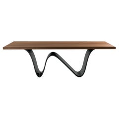 Table Riva 1920 Bree and Onda design Passon & Savorgnani W 300 cm 118.11 in Walnut