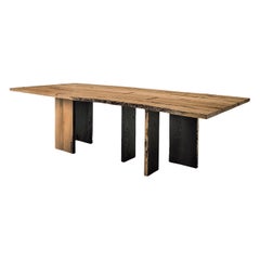 Table Riva 1920 Table à feu Design Marco Piva / L 260 cm 102.4 inch