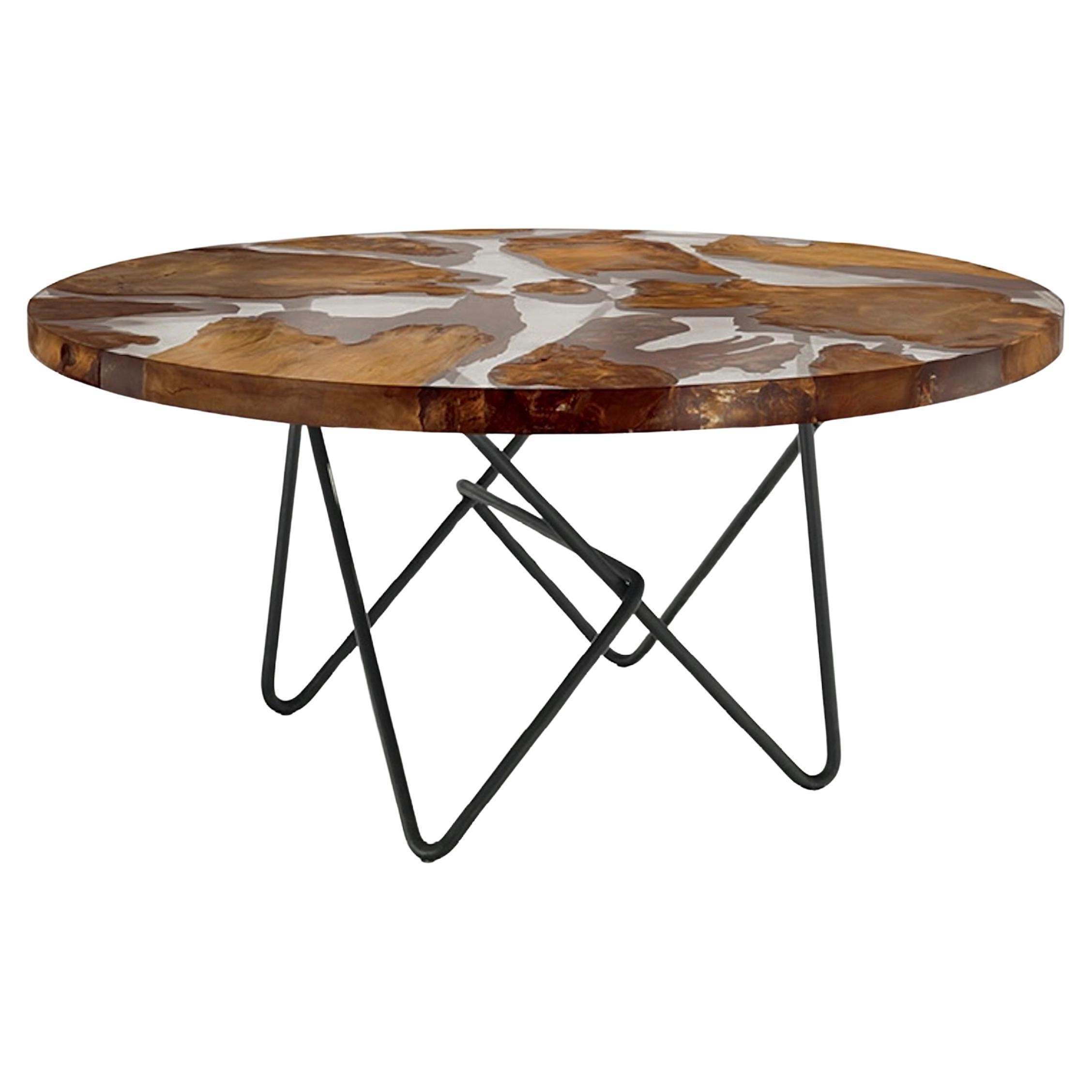 Table Riva 1920 Kauri Earth in Ancient Kauri Wood Design Renzo Piano 190cm 74.8