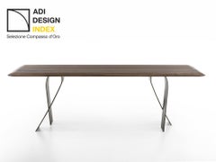 Table Riva 1920 Nastro Design Carlesi Tonelli - W 240 cm 94.5 inch - Walnut