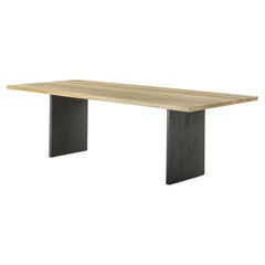 Table Riva 1920 Rewood Full design Authentic Design Oak top W 200 cm 78.74 inch