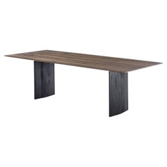 Table Riva 1920 Rewood Line design Authentic Design W 240 cm 94.49 inch - Walnut