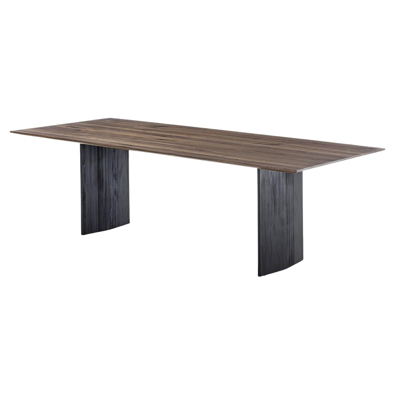 Table Riva 1920 Rewood Line design Authentic Design W 300 cm 118.11 in - Walnut