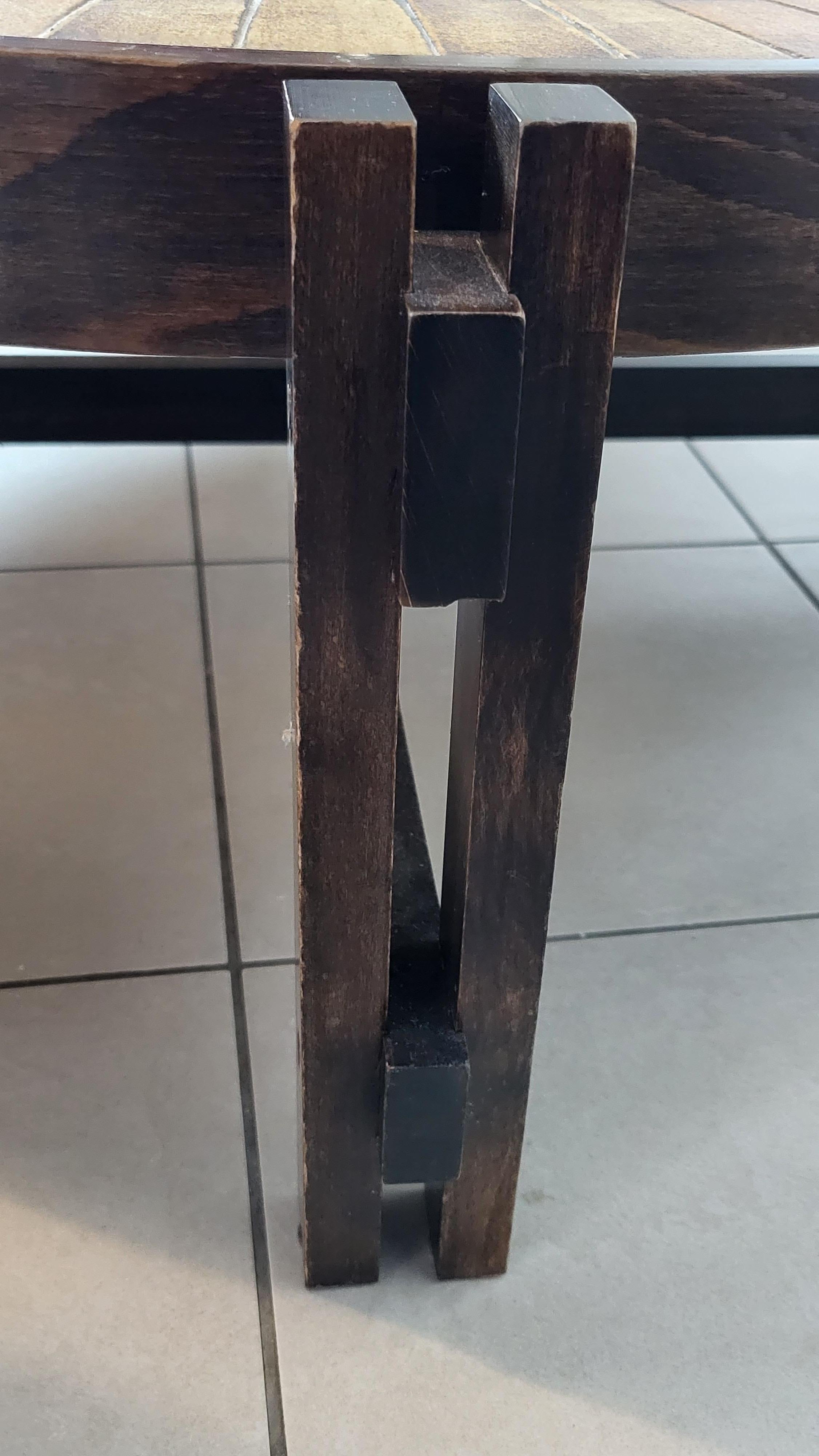 Table Roger Capron céramique Francaise design Pierre Cardin 1970 French Riviera 5