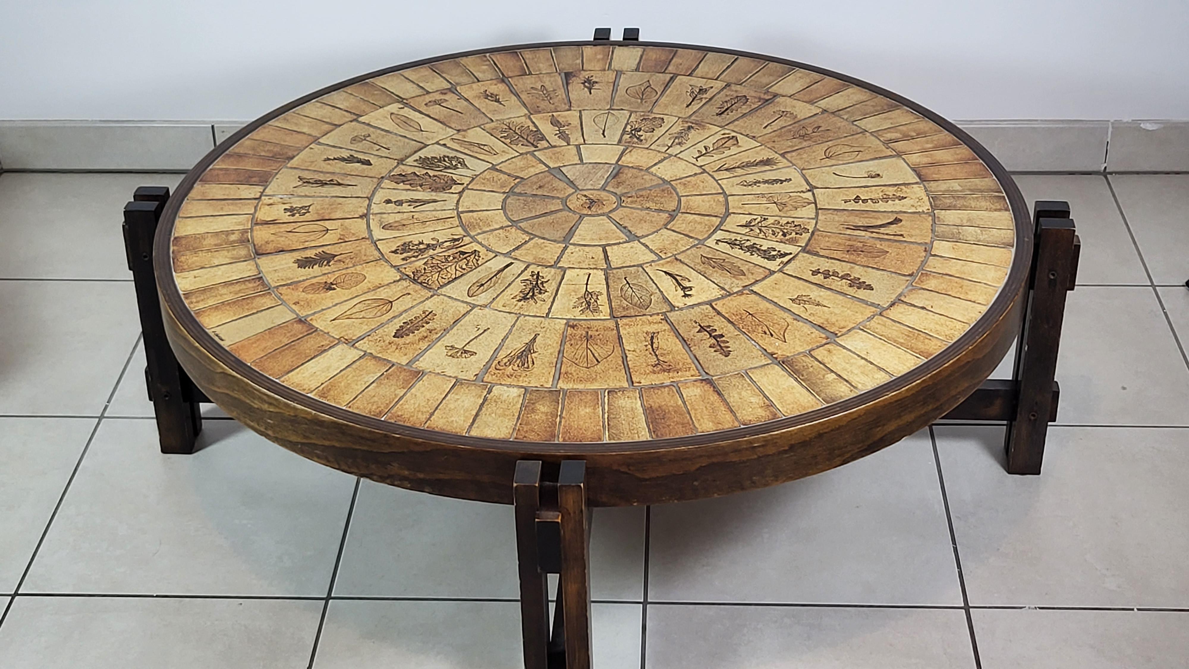 Table Roger Capron céramique Francaise design Pierre Cardin 1970 French Riviera 8