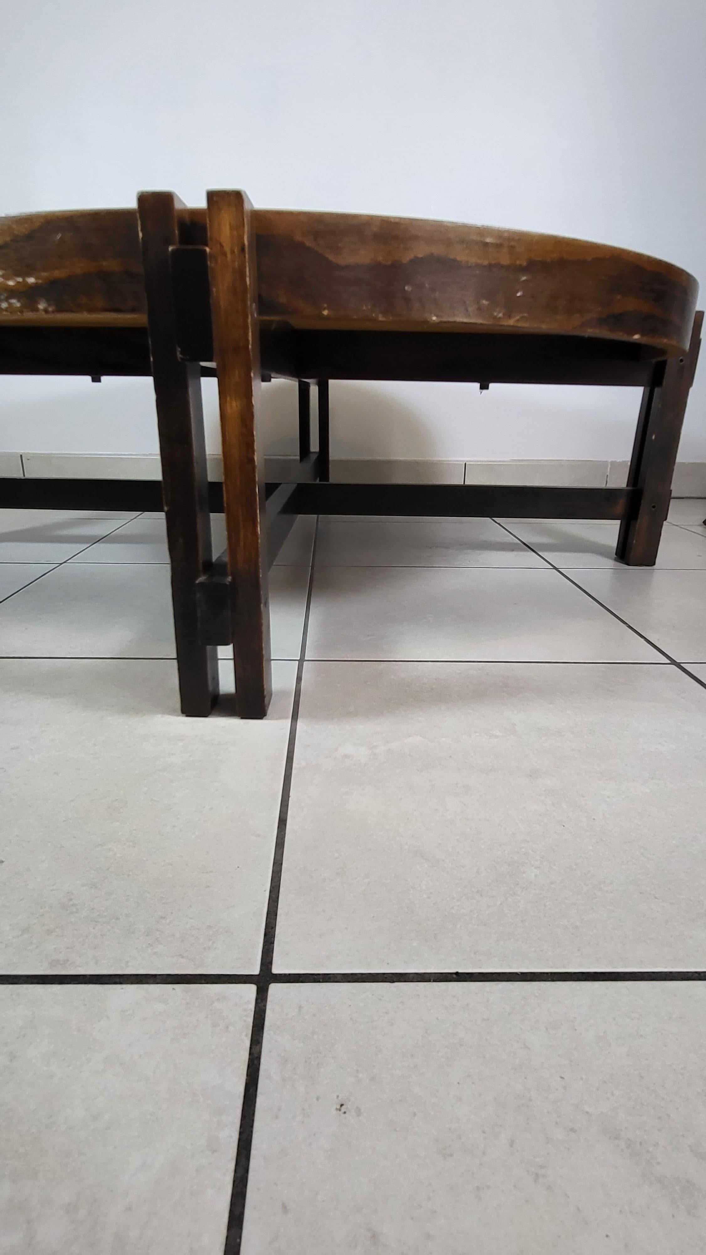 Table Roger Capron céramique Francaise design Pierre Cardin 1970 French Riviera 2