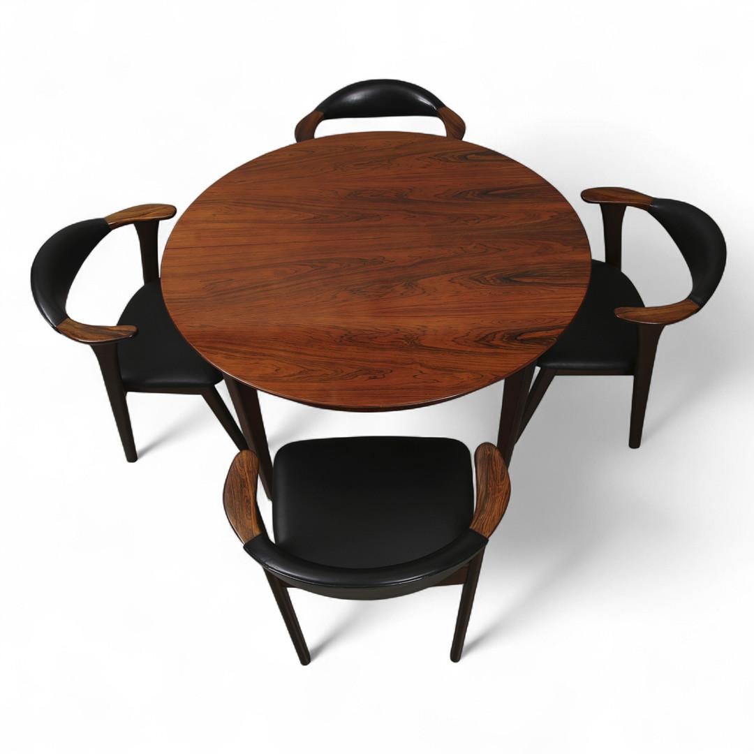 Table ronde palissandre par Henning Kjaernulf im Angebot 3