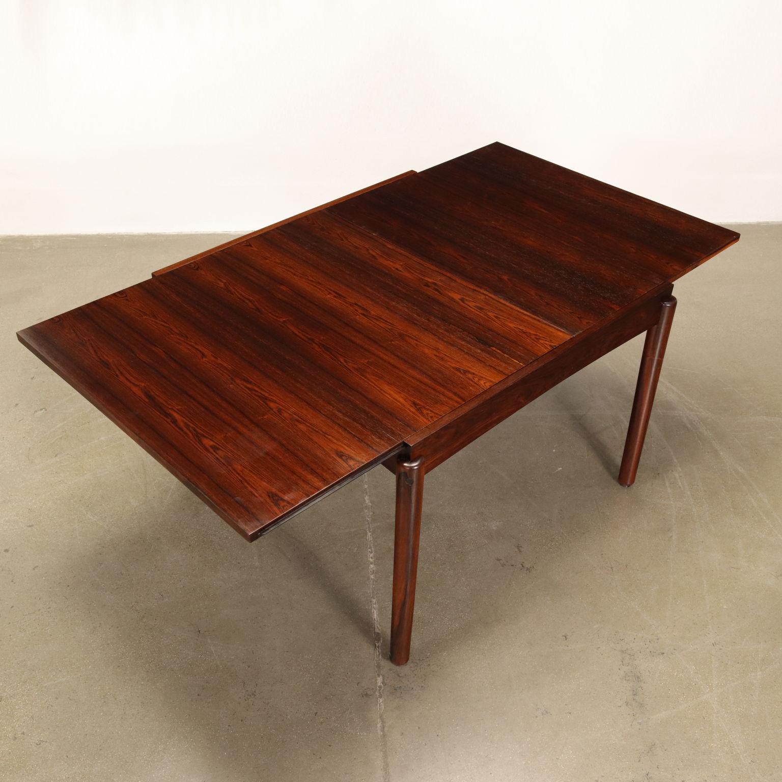 Veneer Table Rosewood, Italy, 1960s For Sale