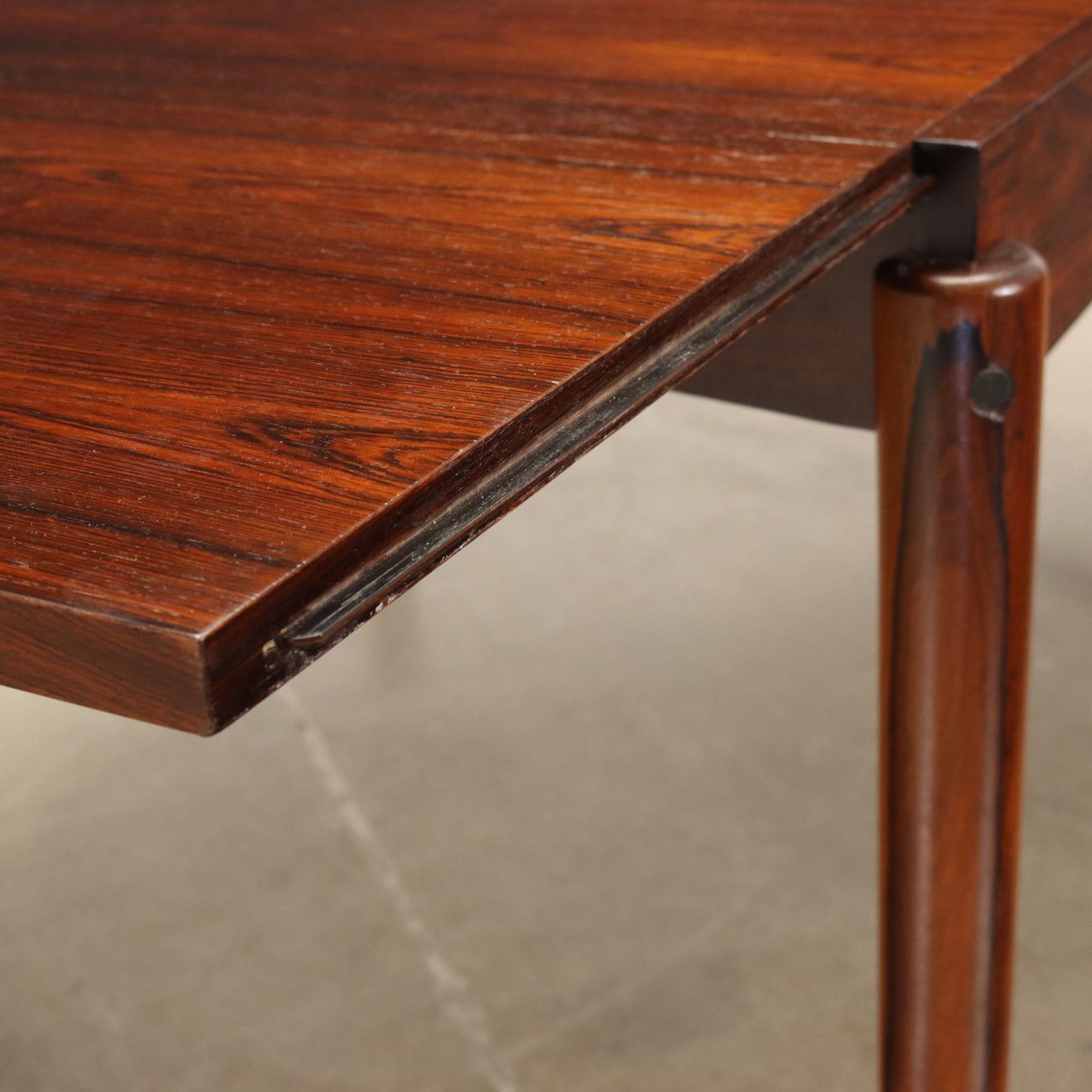 Table Rosewood, Italy, 1960s In Excellent Condition For Sale In Milano, IT