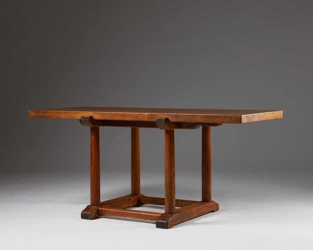 Pine.

Literature:
Christian Björk, Thomas Ekström & Eric Ericson, Axel Einar Hjorth - Furniture Architect, 2009, compare model depicted p. 129.