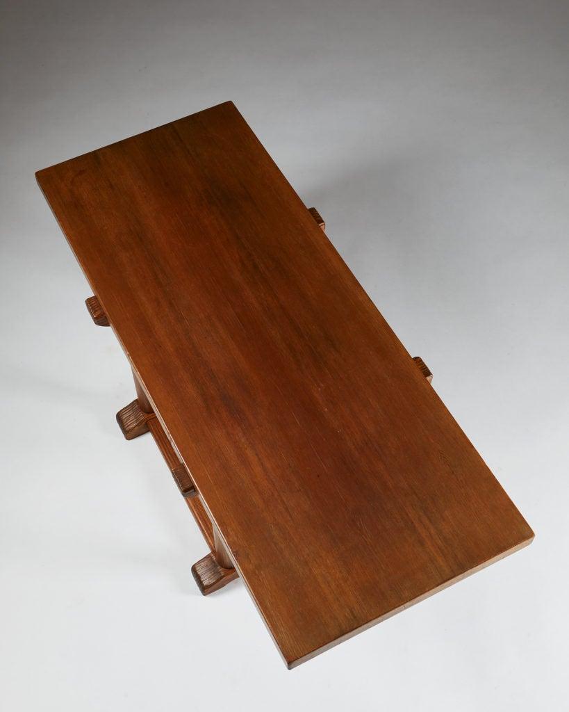 Mid-Century Modern Table, “Sandhamn” Designed by Axel Einar Hjorth for NK, Sweden, 1929