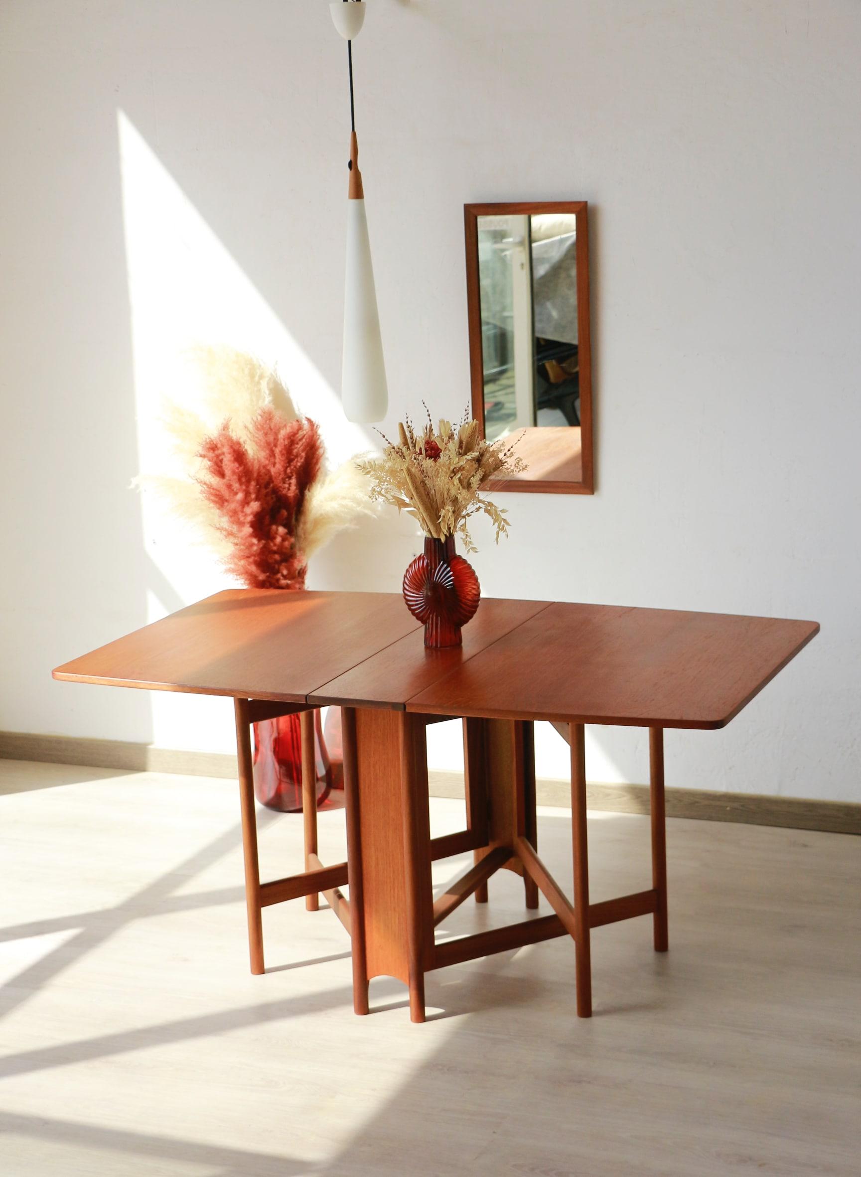 Table scandinave à abattants rectangulaire - McIntosh For Sale 2