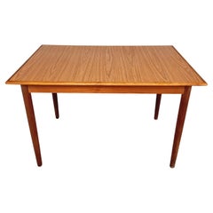 Table scandinave vintage années 50 60 en teck et formica