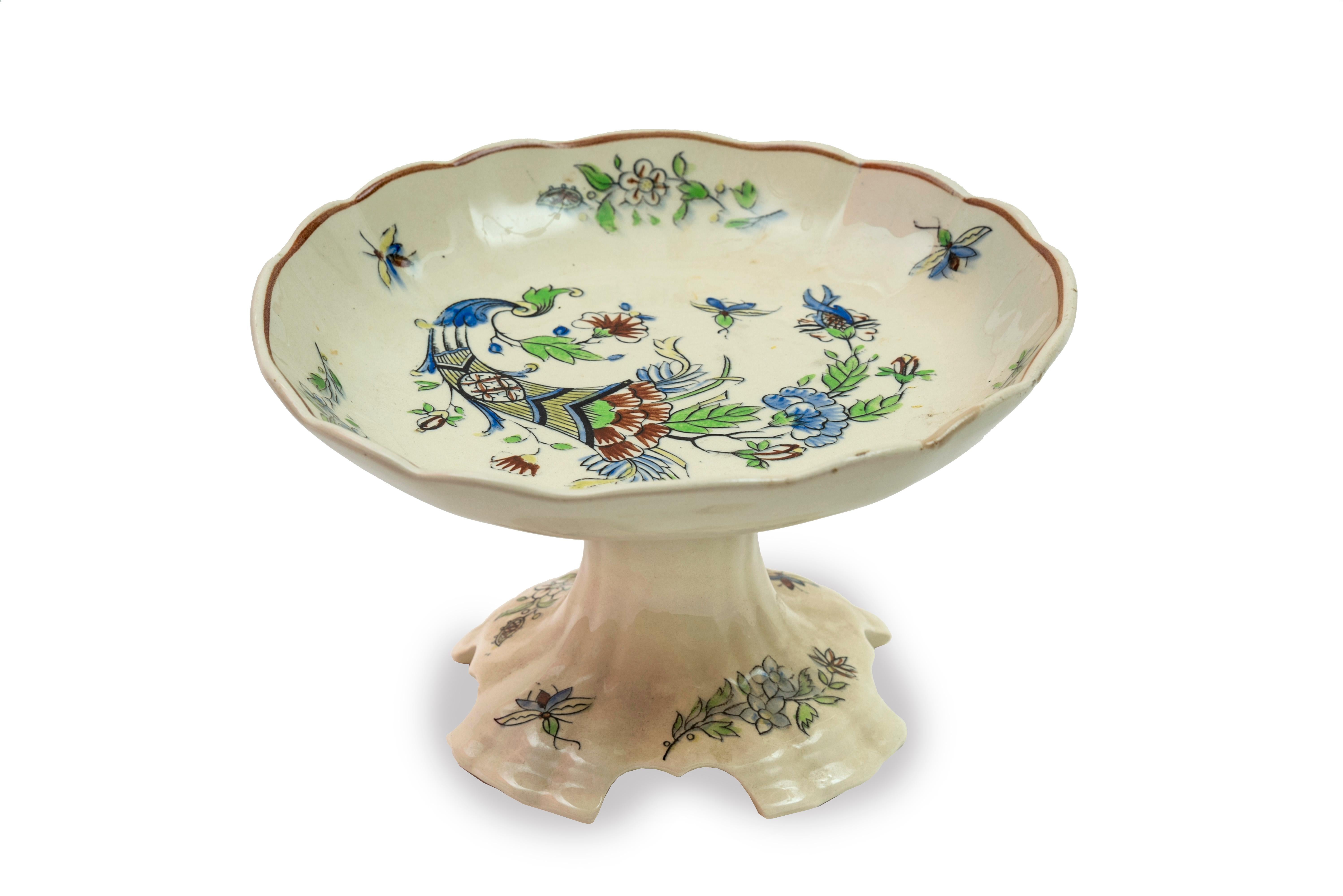 Table Service with Cornucopias, Keramis, Boch Freres, Early 20th Century For Sale 1