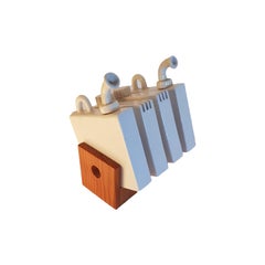 Table Set, Oil, Vinegard, Salt and Pepper "Star Wars ", Ceramic and Wooden base.