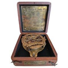 Antique Table sextant by Throughton & Simms
