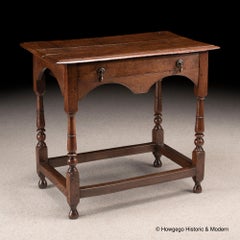 Tisch Side Occasional Oak Arch 17. Jahrhundert Folk Vernacular