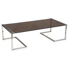 Table Sir T 32 Gallotti e Radice Crystal Italie années 1970-1980