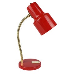 Table Small Red Retro Lamp