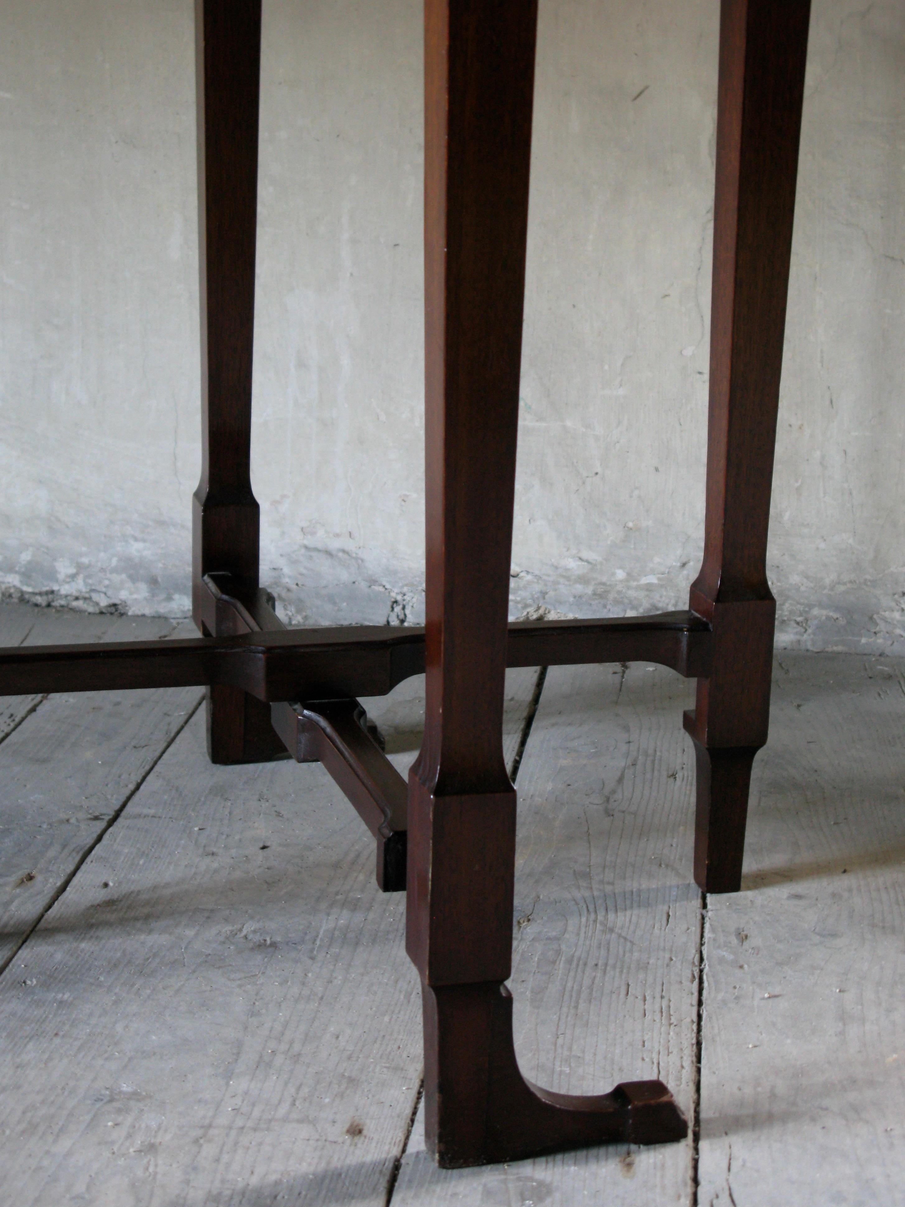 Polished Table, Sofa Table, Coffee Table, English, 19th Century, Mahogany For Sale