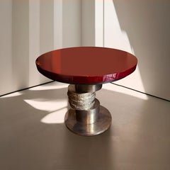 Table SOUCHE- Cast Bronze, bespoke Table top, Cinabre Gallery