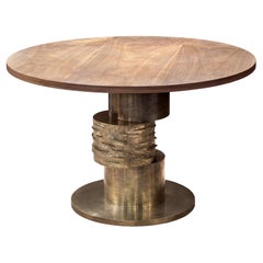 Table SOUCHE- Cast Bronze, bespoke Table top, Cinabre Gallery