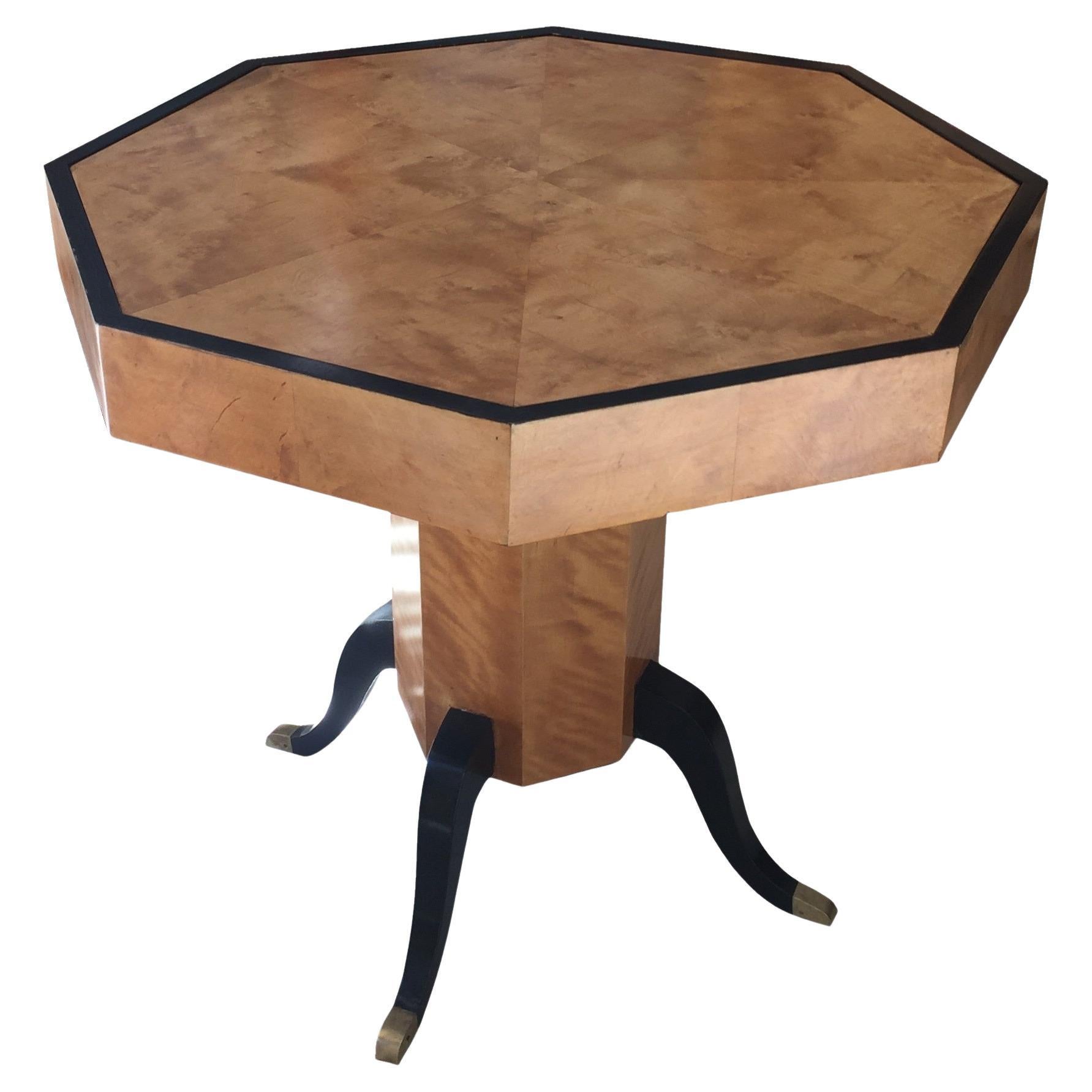 Table, Style: Art Deco, ' 4 People', Year: 1920, Wood and Bronze