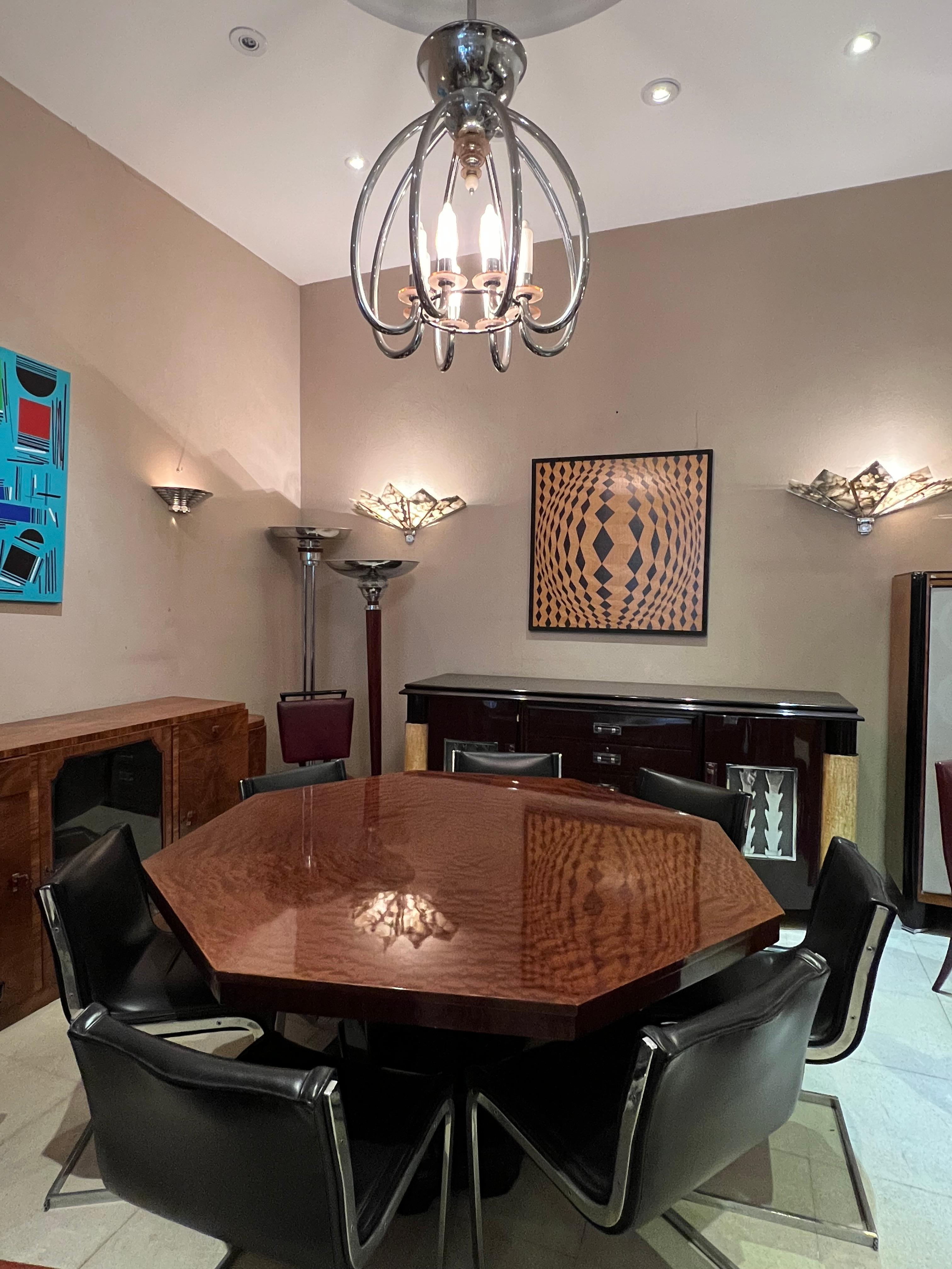 Table, Style, Art Déco, « 8 personnes », année 1920 en vente 7