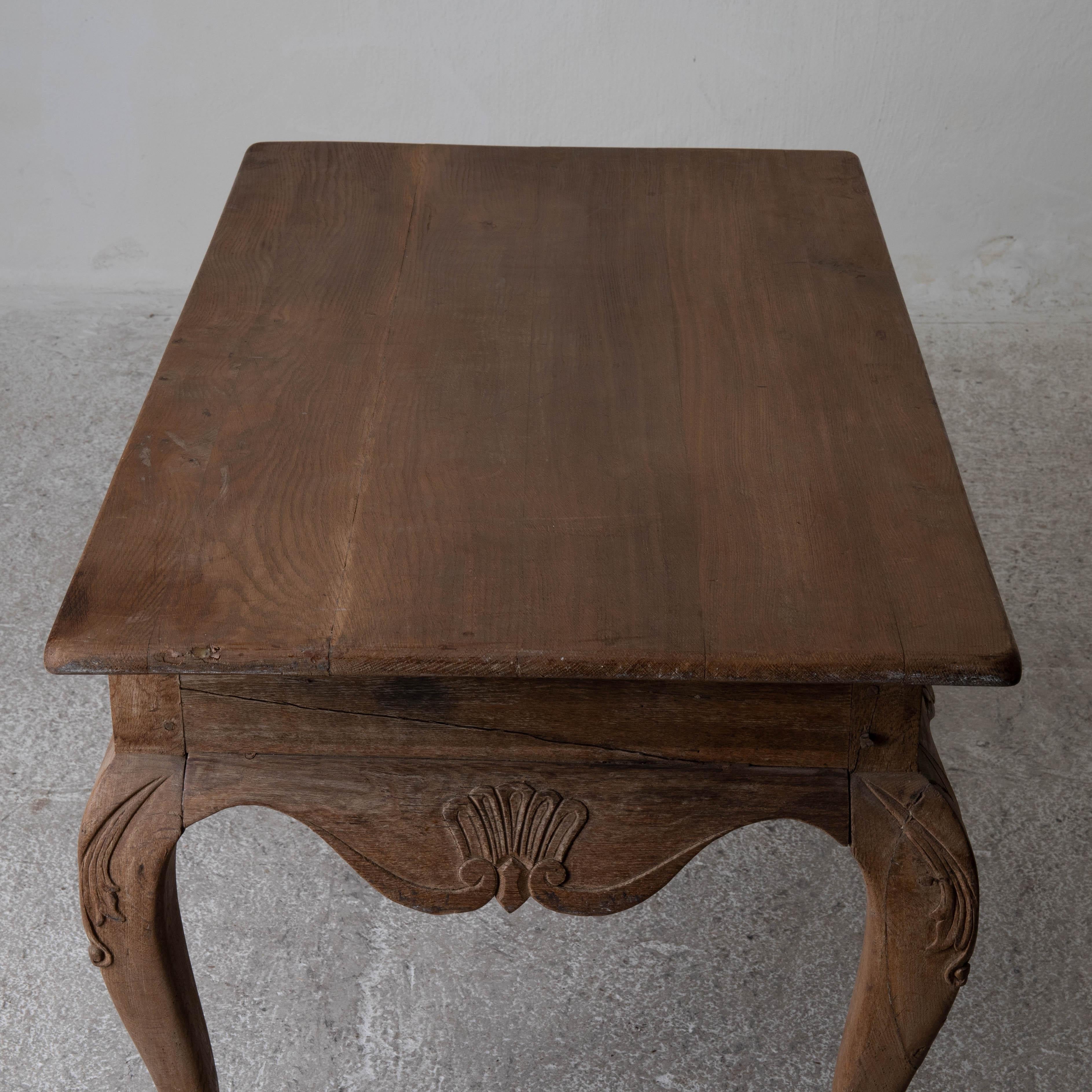 Table Swedish Rococo Period 1750-1775 Raw Finish Sweden For Sale 5