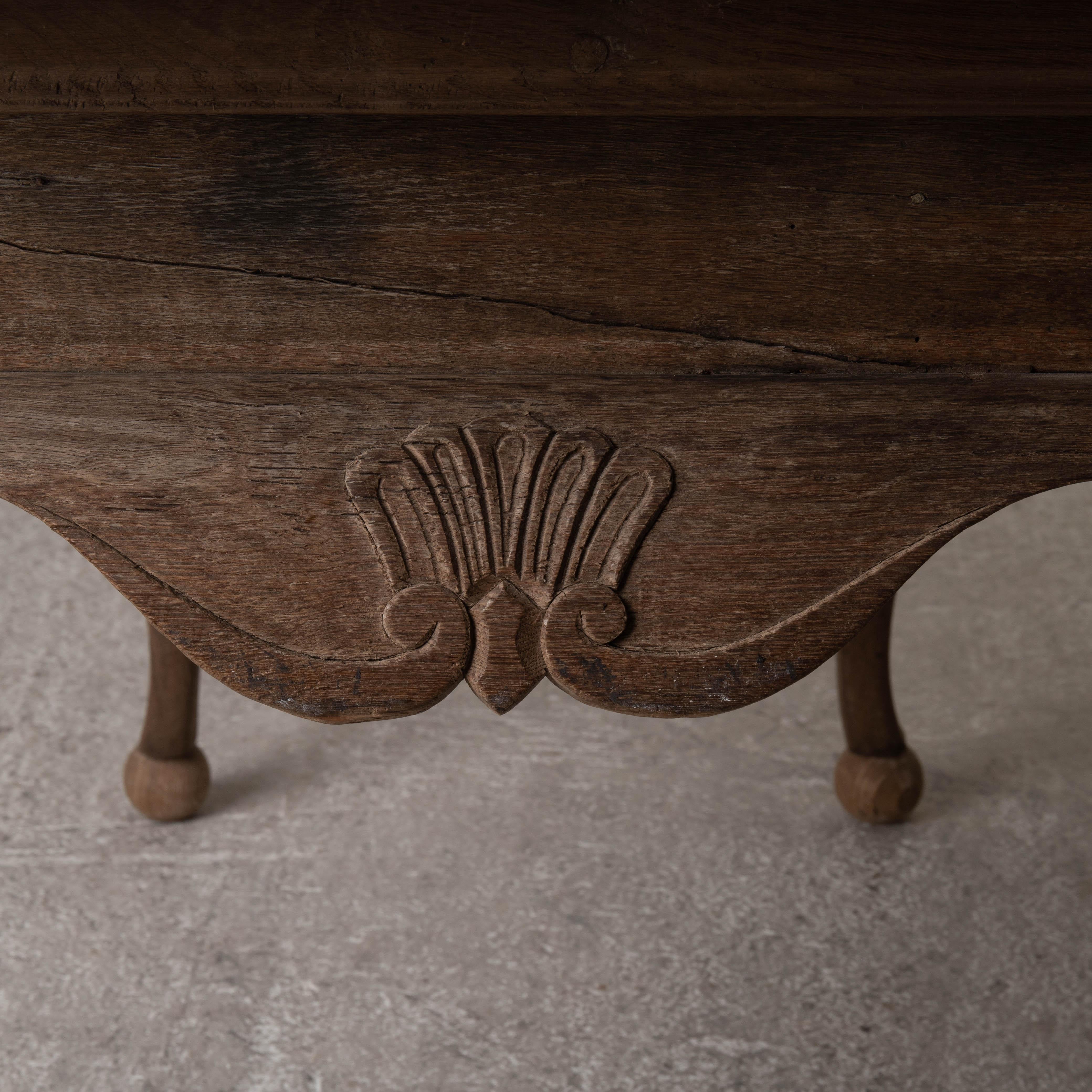 Table Swedish Rococo Period 1750-1775 Raw Finish Sweden at 1stDibs