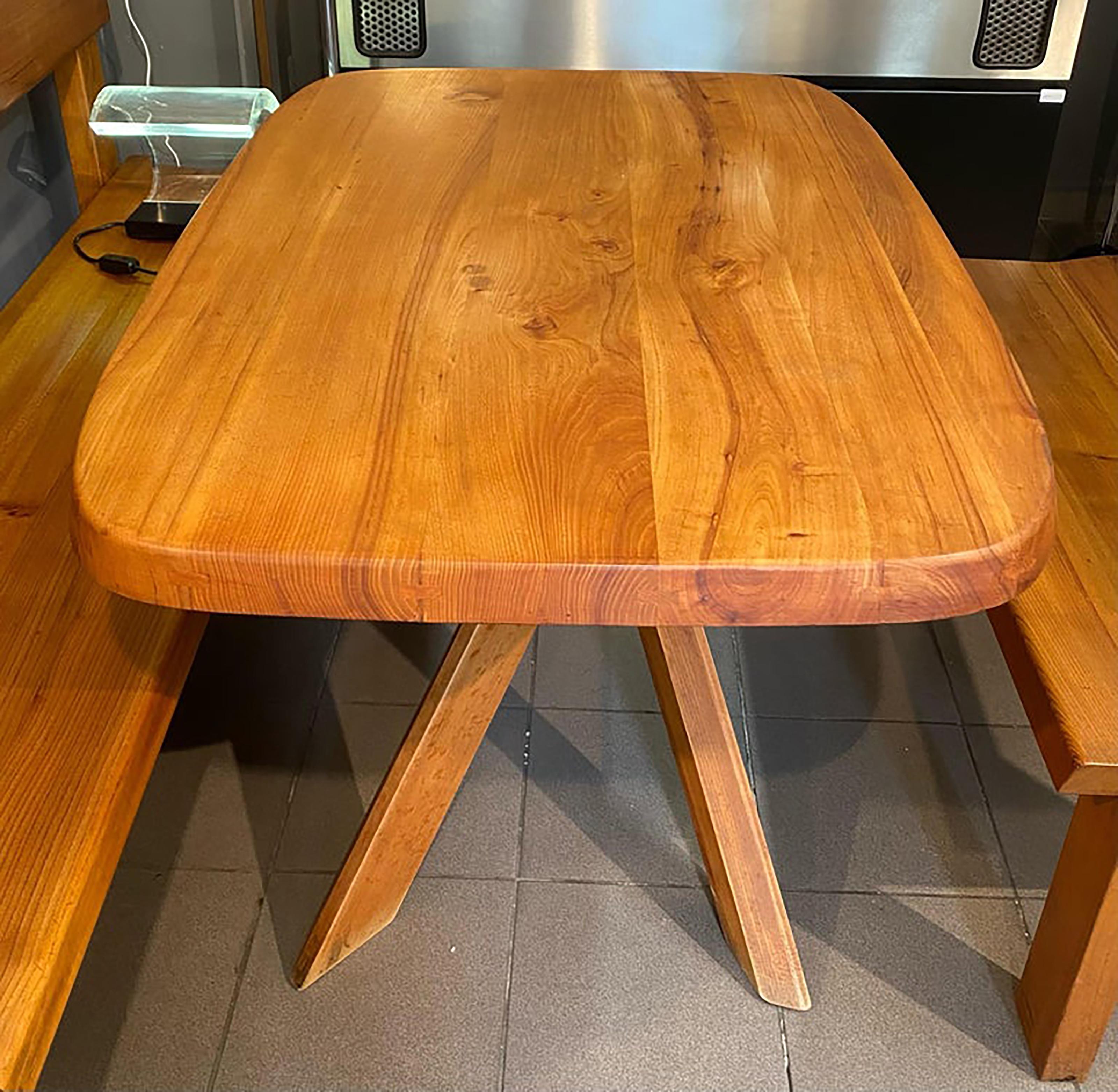 Late 20th Century Table T35A, Pierre Chapo For Sale