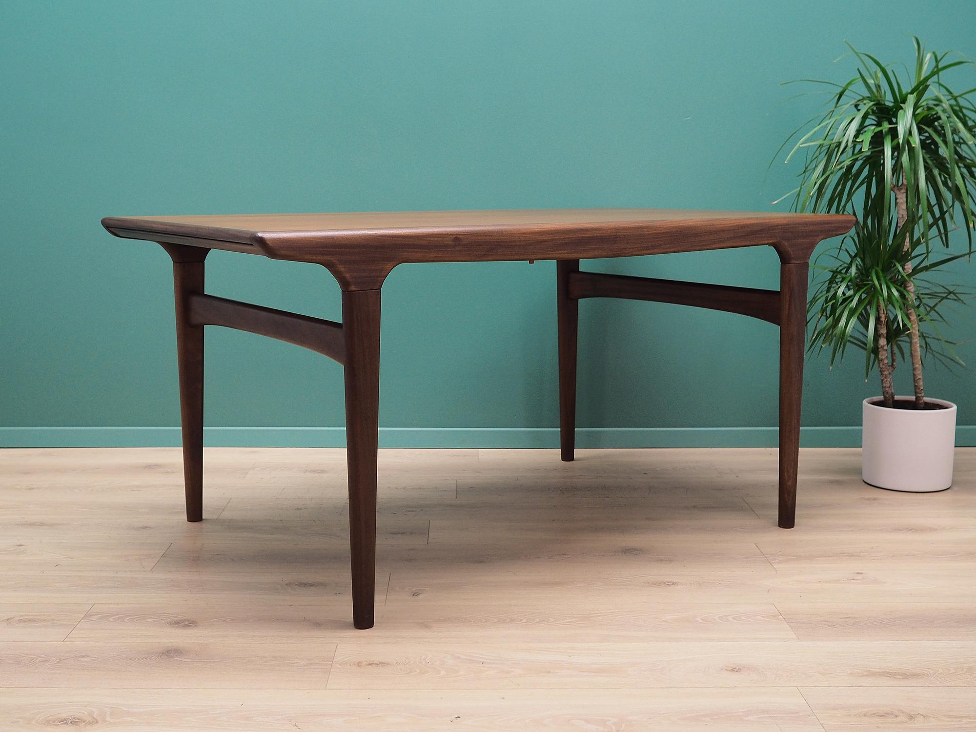 Scandinavian Modern Table Teak, Danish Design, 1970s, Designer Johannes Andersen, Producer Uldum For Sale
