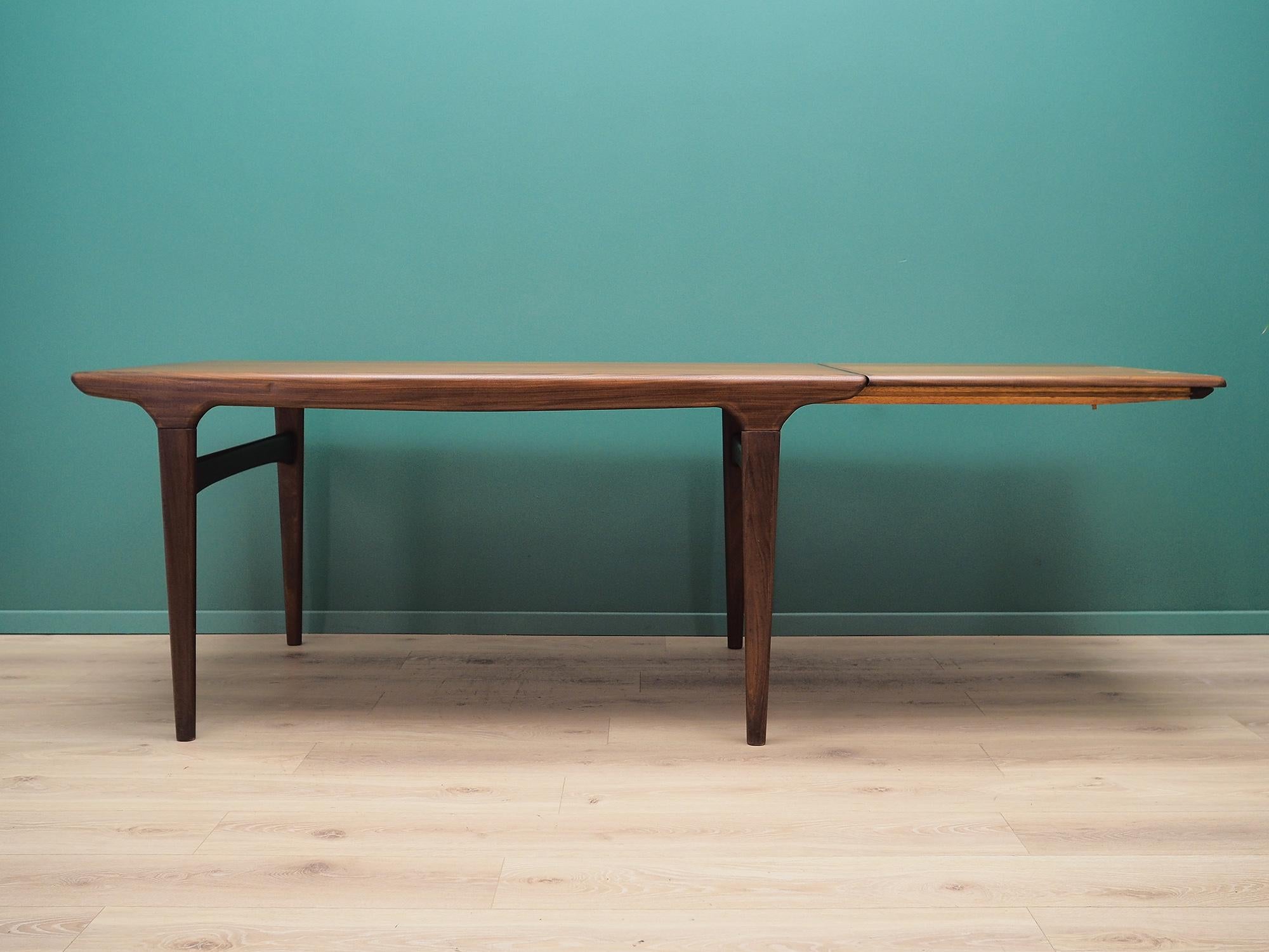 Table Teak, Danish Design, 1970s, Designer Johannes Andersen, Producer Uldum In Good Condition For Sale In Szczecin, Zachodniopomorskie