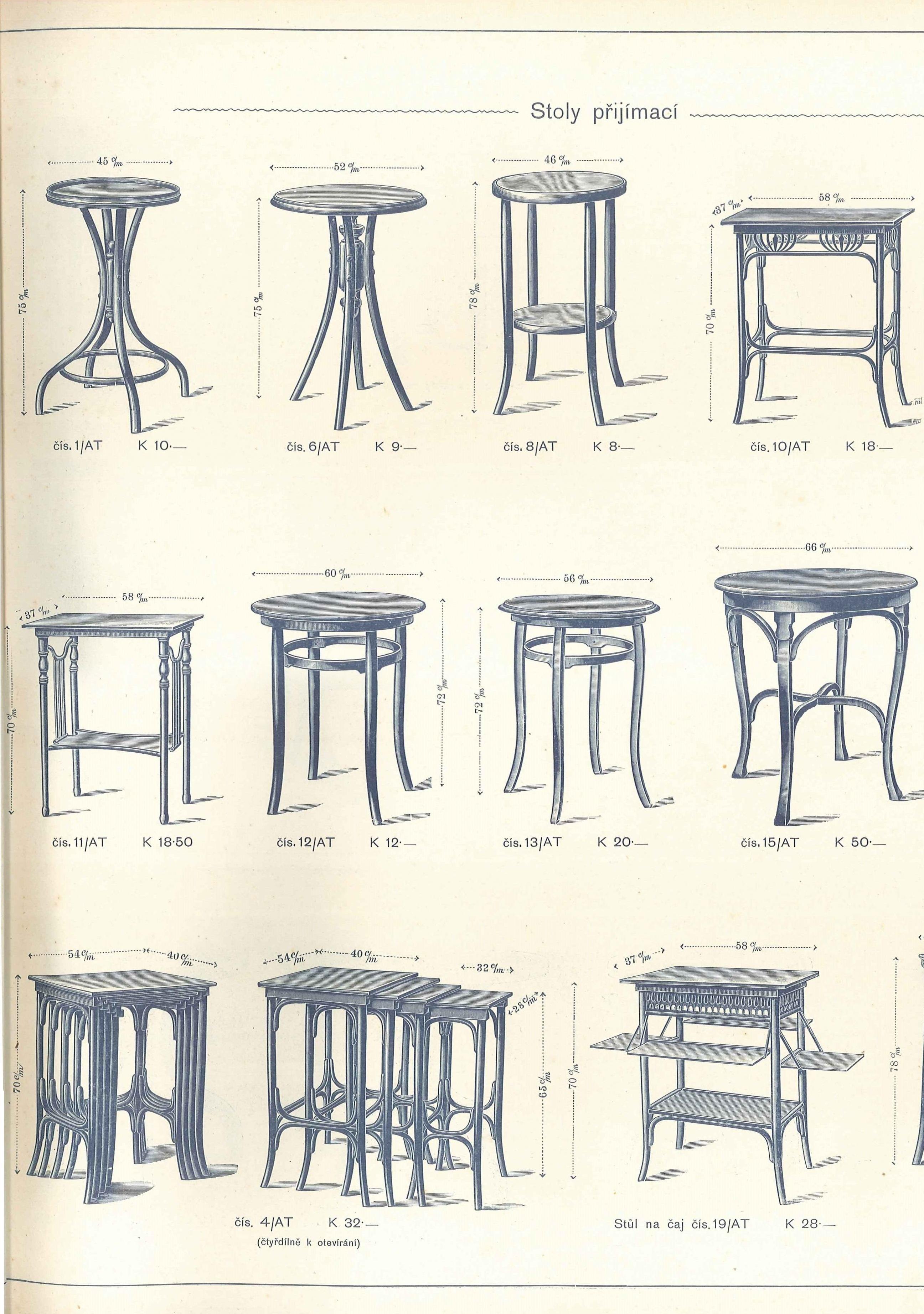 Table Thonet, circa 1900 1