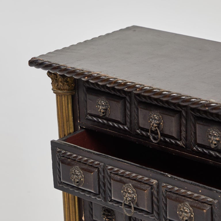 Early 20th Century Tabletop Chest of Drawers from Portugal For Sale at