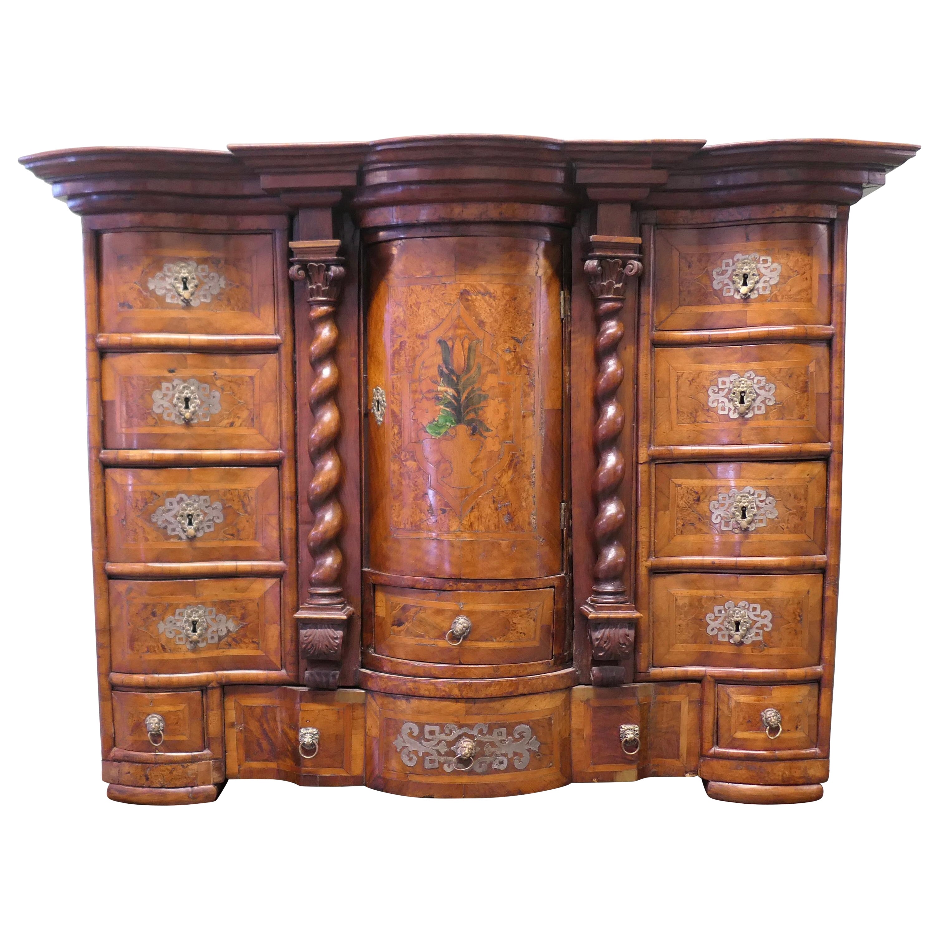 Table Top Escritoire with Revolving Tabernacle For Sale