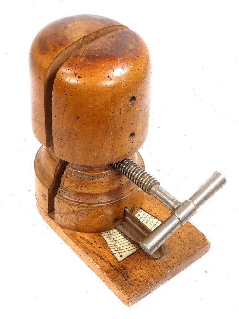 Table Top Hat Makers Stretcher at 1stDibs professional hat stretcher