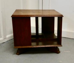 Table Top Oak Revolving Bookcase